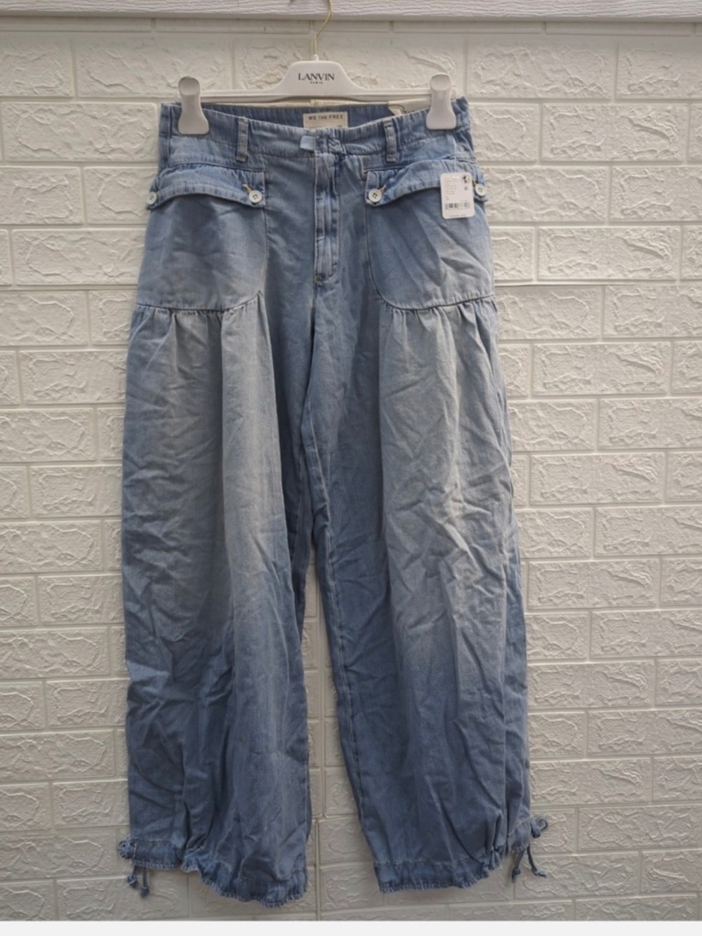 NWT Free people lotus balloon jeans